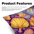 thumbnail image 2 of Shell Patterns - Set of 2, Available in 16x16, 18x18, and 20x20 Inches for Various Occasions, Sofa, Bed, Chair - Includes Pillow Inserts, Cushion Covers, Decorative Pillows, 2 of 6