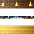 thumbnail image 3 of Festive Design Merry Christmas Santa Claus Snowman Holiday Banner for Christmas Party Decorations Winter Celebration, 3 of 9