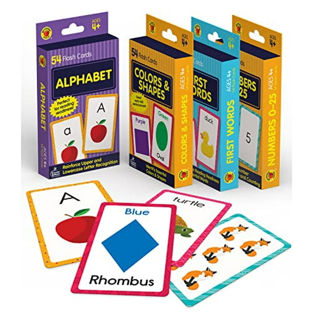 Carson Dellosa Flash Cards for Toddlers 4+ Years, Numbers, Colors