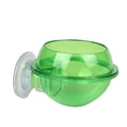 thumbnail image 1 of EeaseMX Comedero para reptiles, cuenco para agua y comida, recipiente con ventosa para lagartos y tortugas, color verde, 1 of 8