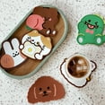 thumbnail image 7 of Wrapables Silicone Cute Animal Coasters for Glasses, Cups, and Drinks (Set of 6), Baby Animals, 7 of 7