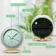 thumbnail image 3 of Despertador sin tictac, analógico con luz, despertador retro, ruidoso, mesita de noche para personas que duermen mucho, batería, viaje, despertador retro, pequeño reloj de escritorio para habitación, 3 of 6