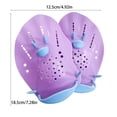 thumbnail image 3 of Vacemry 3 Pcs Pagaies de Natation à Main, Sangles Élastiques Réglables Équipement d'Entraînement à la Natation, Pagaies Réalistes Résistantes à l'Eau pour Adultes Enfants Débutants Piscine Eau Libre Entraînement à la Natation Exercice, 3 of 9