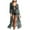 Black, variant on zaveiop Kimono Swimsuit Coverup for Women Open Front Striped Maxi Cardigan Beach Cover up (Black, M)