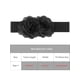thumbnail image 4 of Cinturón Elástico Ancho de Doble Flor Grande INSPIRE CHIC para Mujeres, Cinturones de Cintura Chunky para Vestir Hasta 75cm/29.53" Negro, 4 of 6