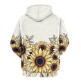 thumbnail image 3 of Sunflower Border Design 3D Print Hoodie Men Women Autumn Thin Pullover Sweatshirt Vintage Streetwear Tops, 3 of 6