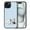 French Bulldog Dog Lying Down Looking Up, variant on WIRESTER Shockproof Soft Rubber Cover Case for Apple iPhone 15 6.1" 2023, Pembroke Welsh Corgi Dog Butt Looking Back On Sunset Background