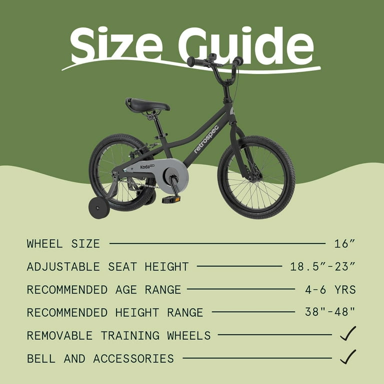 Childrens mountain bike size guide new arrivals