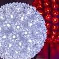 thumbnail image 4 of Wintergreen Starlight Sphere 70 LED Holiday Lighting, White, 6", 4 of 4