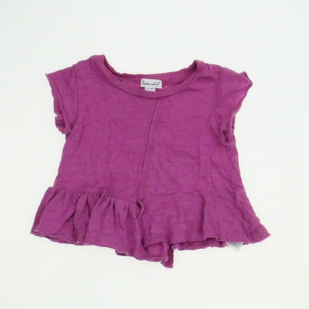 

Pre-owned Splendid Girls Purple Short Sleeve Shirt size: 12-18 Months
