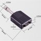 thumbnail image 4 of ColoMX 2 unidades macho a hembra de 6,35 mm, doble mono, micrófono para auriculares, convertidor divisor en Y, adaptador de enchufe de audio estéreo de 1/4 pulgadas (como se muestra), 4 of 8