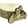 thumbnail image 4 of Boston Wood Engraved Wooden Fridge Magnet Souvenir Gift, 4 of 5