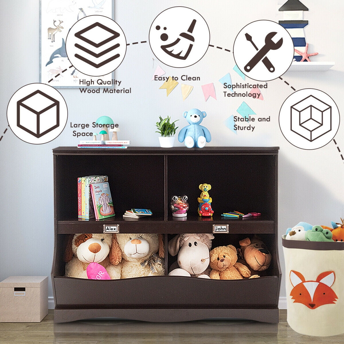 sophisticated toy storage