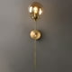 thumbnail image 2 of Aplique de Pared Dorado Que Enciende Modernas Luces de Pared para Interiores E14 +Aplique de Pared Dorado Que Ilumina Modernas Luces de, 2 of 9