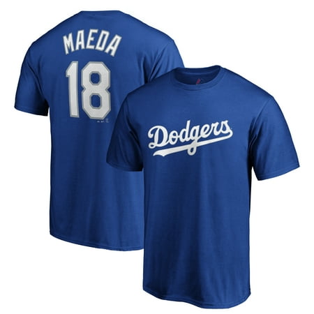 Kenta Maeda Los Angeles Dodgers Majestic Official Player Name & Number T-Shirt -