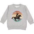 thumbnail image 2 of Inktastic Rodeo Team Roping Cowboy Toddler Sweatshirt, 2 of 4