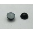 thumbnail image 6 of EOEMY 500 Black Acrylic Half Pearl Flatback Round Bead Cabachons 8mm Scrapbook Craft, 6 of 8