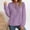 Purple plus size long sleeve pullover tops a1, variant on Women Plus Size Fall Winter Long Sleeve Zipper Pullover Tops Warm Casual Crewneck Solid Basic Sweatshirts Blouses Cute Trendy Loose Fit Comfy Shirts, Beige S