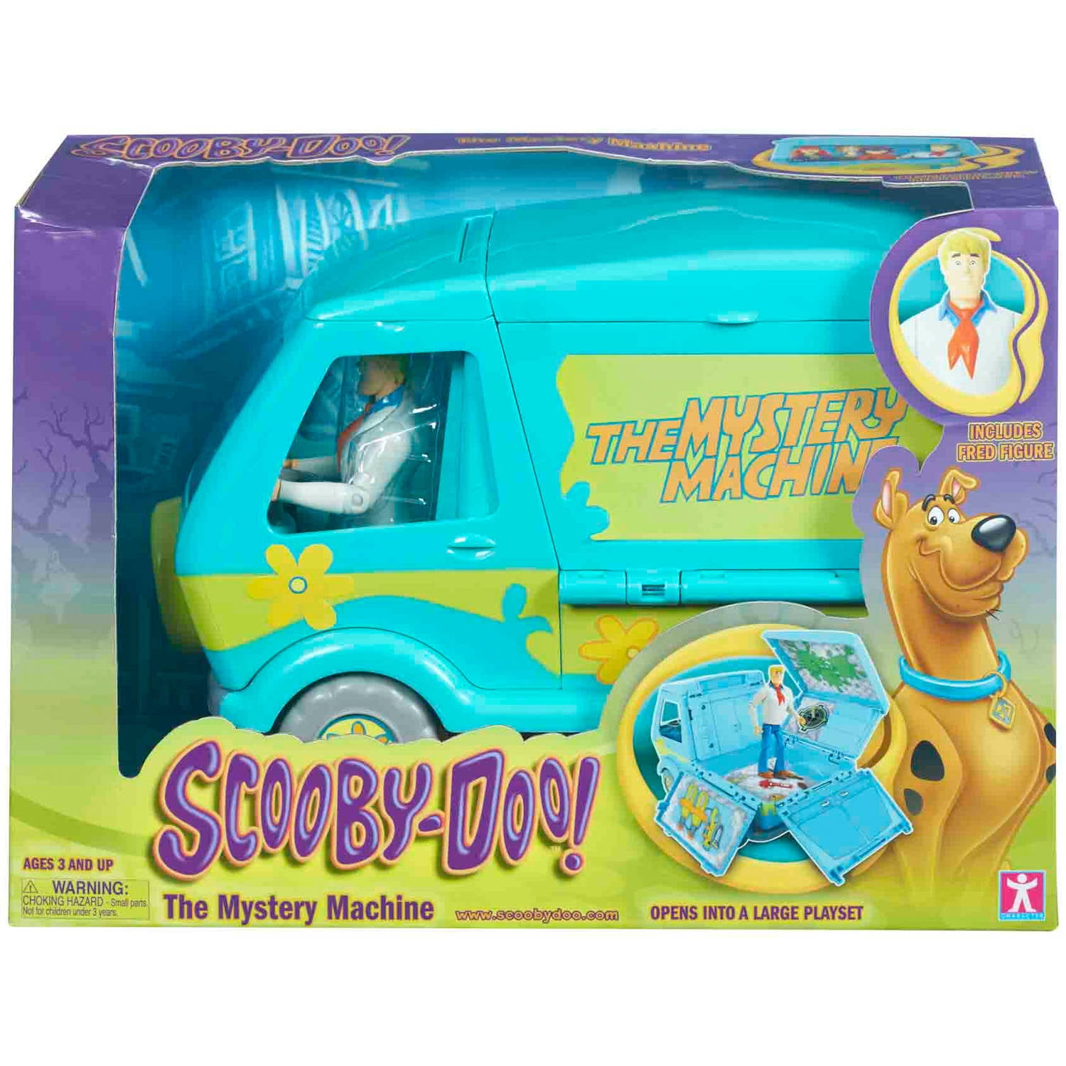 Scooby-Doo The Mystery Machine Playset 50 Years Walmart Exclusive Fred Figure 