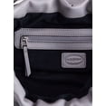 thumbnail image 5 of Scoop Women's Faux Leather Chain Drawstring Bag, Frost Gray, 5 of 6