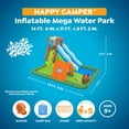 thumbnail image 3 of H2OGO! Inflatable Mega Water Park, Happy Camper 14'8" Kids Play Center with Campfire Toys, 3 of 12