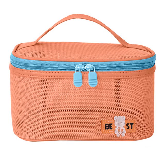 Neceser portátil para mujer, bolsa de maquillaje de gran capacidad para viaje de negocios en casa