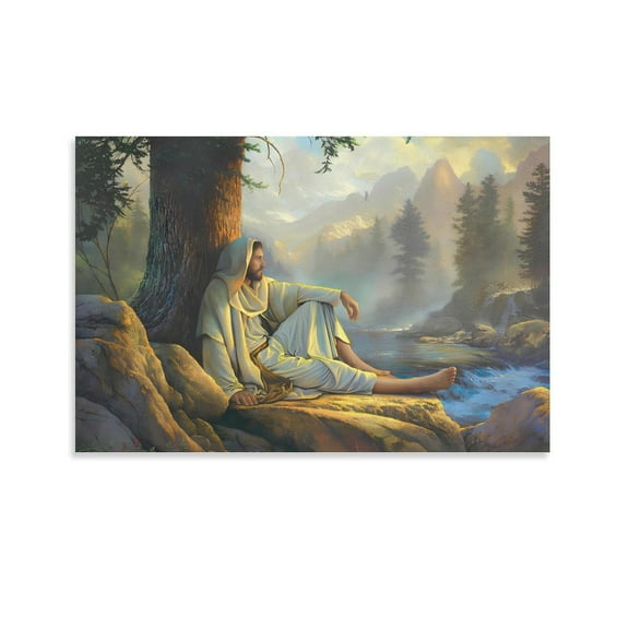 Christian Art Painting by Greg Olsen Painter Wall Art Poster Canvas Poster Wall Art Picture Prints Hanging Photo Gift Decor Home Posters Artworks 08x12inch(20x30cm)