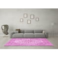thumbnail image 3 of Ahgly Company Indoor Square Persian Pink Traditional Area Rugs, 3' Square, 3 of 4
