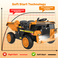 TOKTOO 12V Battery Powered Rideon Dump Truck with Remote Control