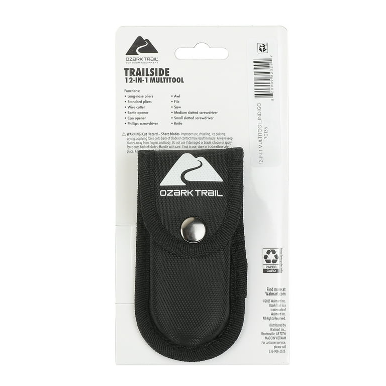 Ozark Trail Trailside 12-in-1 Multitool Indigo - Walmart.com