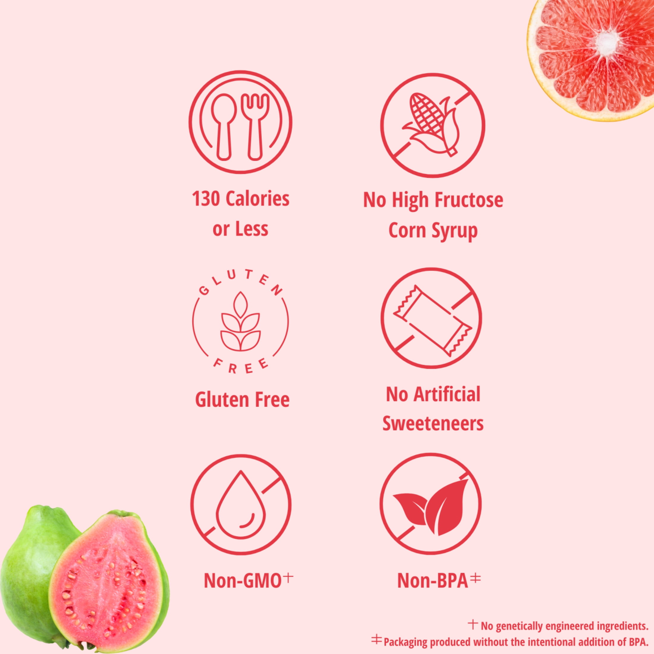 (6 pack) Del Monte Fruit Refreshers Red Grapefruit in Guava flavored Fruit Water, 7 oz Cup (Pack of 2)