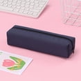 thumbnail image 4 of Slim Pencil Case,Single Zipper Small Portable Solid Color Lightweight Stationery Storage Pouch for Home Office Workspace Semester Begin Gift, 4 of 4