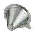 thumbnail image 2 of ZEDWELL Stainless Steel Pour Over Coffee Filter Reusable Coffee Cone Dripper Coffee Maker Accessories, 2 of 4