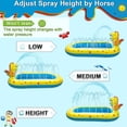 thumbnail image 3 of Piscinas Infantiles para Niños Colchoneta Inflable para Rociadores Piscina para Niños Pequeños A Partir De 3 Años Y Piscina para Niños con Almohadilla para Salpicaduras para Juegos, Rociador De Jardín Al Aire Libre De Verano Rojo Verde, 3 of 5