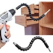 Set of 6, Flexible Drill Bit Extension Kits, DaKuan 11.8 Inch 9.8 Inch 7.8 Inch Different Sizes Flexible Screwdriver Shaft Easy Bendable Snake Driver Extender, 2 for Each Size