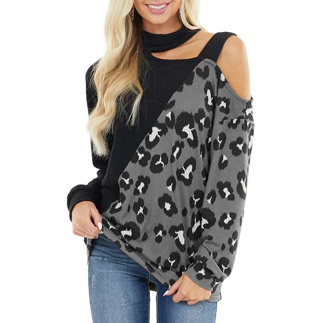 Womens Cold Shoulder Oversized Turtleneck Sweaters Long Sleeve Chunky Solid Color Knitted Pullover Outwear Coat