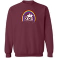 thumbnail image 3 of The King is Coming Men’s Crewneck Sweatshirt, 3 of 10