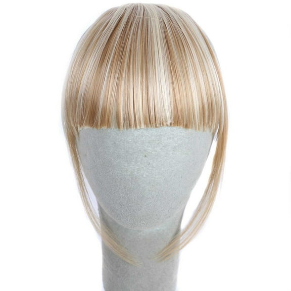 Qliuoazw Pretty Clip Clip In Front Hair Fringe Hair Extension Piece