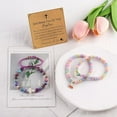 thumbnail image 4 of Easter Jewelry Crucifix Bracelets Christian Easter Gifts for Kids Easter Bracelets for Girls Fine Gifts for Kids Family Friends, 4 of 6