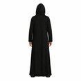 thumbnail image 5 of Skeleton Grim Reaper, Costume Matching Family, Skeleton Grim Reaper Costume Matching Family Set Hooded Robe Bloody Bone Print Halloween Outfit for Halloween Party, Set Hooded Robe Bloody, 10 Years, 5 of 9