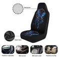 thumbnail image 6 of Yuyamidu Blue Butterfly Car Accessories Sets 2 Pcs Auto Front Seat Covers Dream Catcher Car Seat Cover Sets for Women Car Interior Seat Cushion, 6 of 7