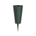 thumbnail image 2 of Root & Vessel Cemetery Vase, Green, Large Flat Bottom, 2-Pack, 2 of 2