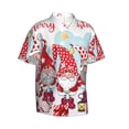 thumbnail image 2 of Daiia Christmas Hawaiian Shirt for Men Gentle Cotton Regular Short Sleeve Casual-Medium, 2 of 9