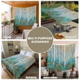 thumbnail image 6 of Teal Yellow Oil Painting Large Tapestry for Bedroom Wall Hanging Tapestry, Contemporary Abstract Art Ceiling Backdrop Tapestries Poster Blanket Wall Decor for Teens Room Living Room Dorm 100" x 59", 6 of 8