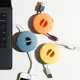 thumbnail image 1 of 4 enrolladores de cables, carrete vacío compacto de gestión de cables, estuche organizador de cables retráctil para cable USB, 1 of 5