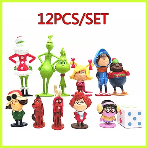 12pcs/lot Grinch Action Figure Toys Christmas Gift for Kids - Walmart.com