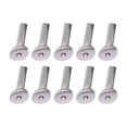 thumbnail image 2 of Luzkey 10Pcs Angled Cables Railing Post Beveled Protector Sleeves Wood Post Protector for Porch Pillar Wood Posts Forecourt Wire Rope 0.16cm 30 degrees, 2 of 8