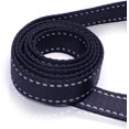 thumbnail image 3 of Correa resistente - 2 asas - Las asas de tráfico acolchadas brindan control adicional, 7 pies de largo - Correa perfecta para perros medianos a grandes, negra y azul, 3 of 5