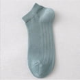 thumbnail image 2 of Mens Thin Rayon Breathable Ankle Socks Soft Low Cut Comfortable Sock Lightweight Mesh Sock Green One Size, 2 of 8
