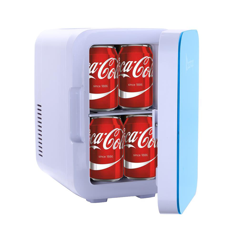 Zokop 6L(8 can) Electric Portable Mini Fridge Travel/Car Cooler and Warmer,  Blue